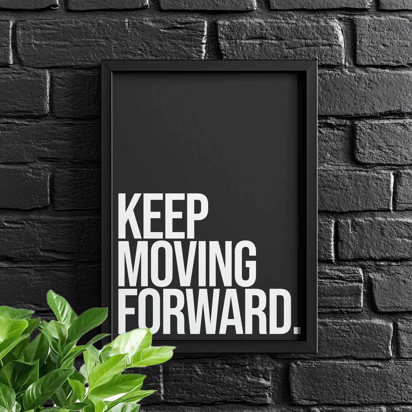 Keep Moving Forward | Motivational Poster, Wall Art, Discipline, Home Office, Gym Poster, Inspirational, Office Art, Success Quote