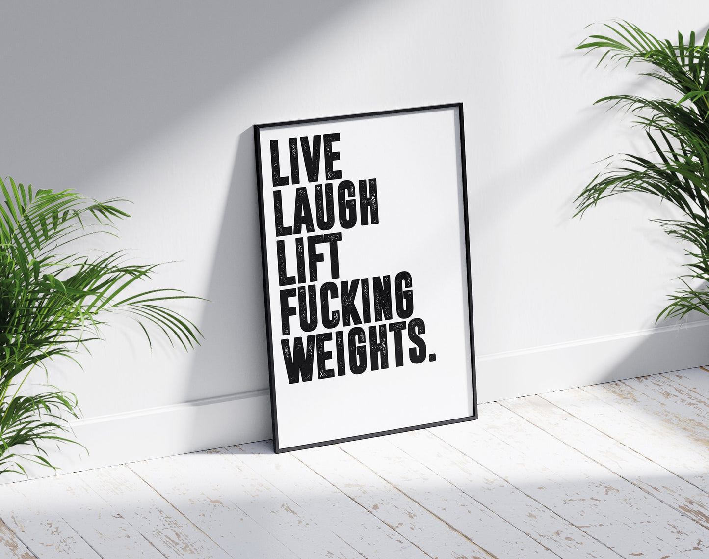 Live Laugh Lift | Home Gym Decor, Gym wall art, Gym Poster, Motivational Wall Art, Workout Poster, Home Décor, Jocko Willink, Funny Poster