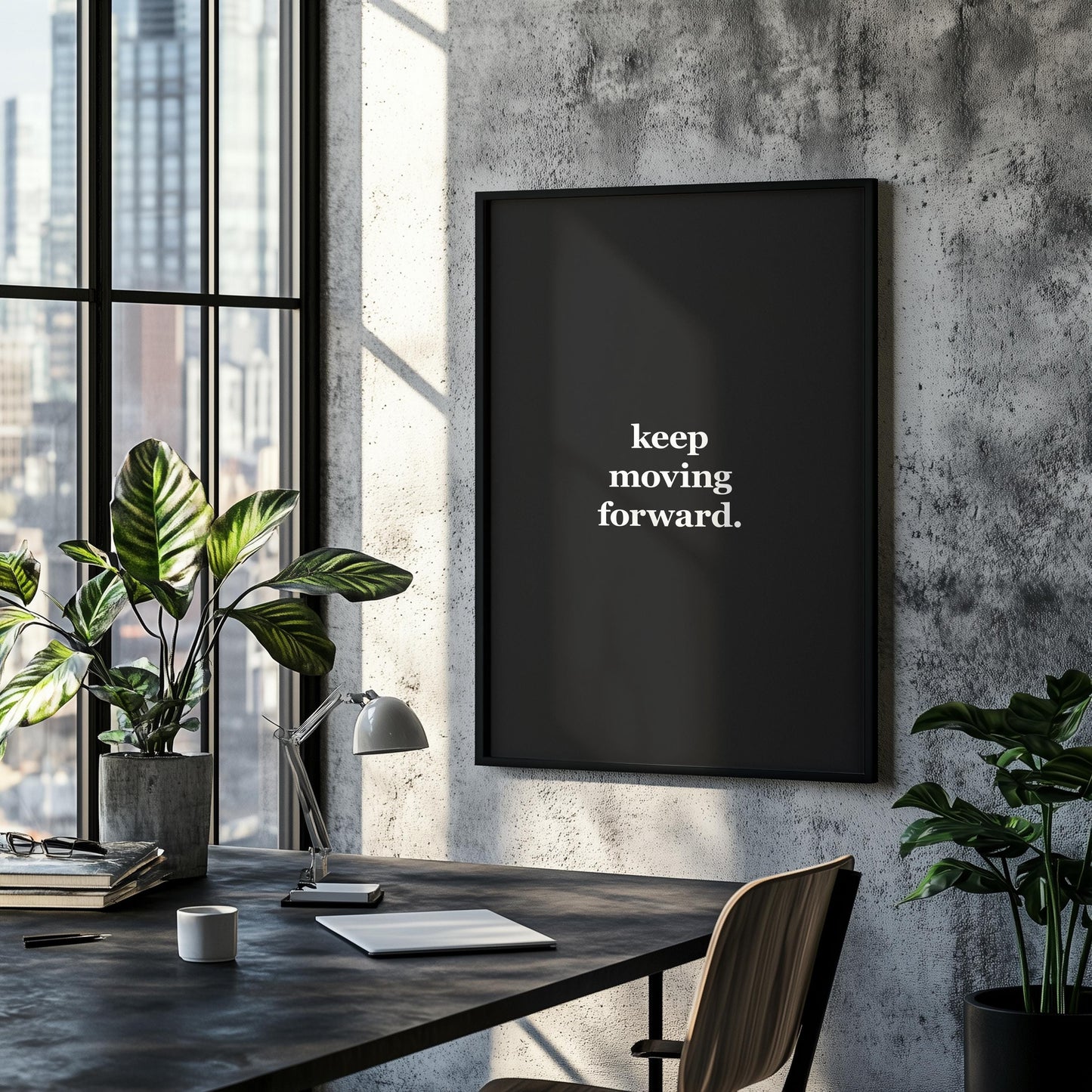 Keep Moving Forward. | Motivational Poster, Wall Art, Discipline, Home Office, Gym Poster, Inspirational, Office Art, Success Quote