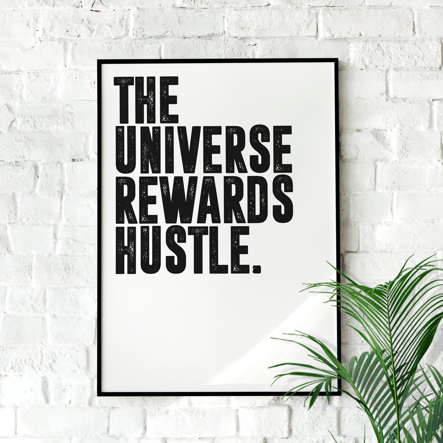Joe Rogan Hustle Quote | Motivational Poster, Wall Art Quote, Minimalist, Home Office Print, Inspirational Quotes, Home Décor, Motivation