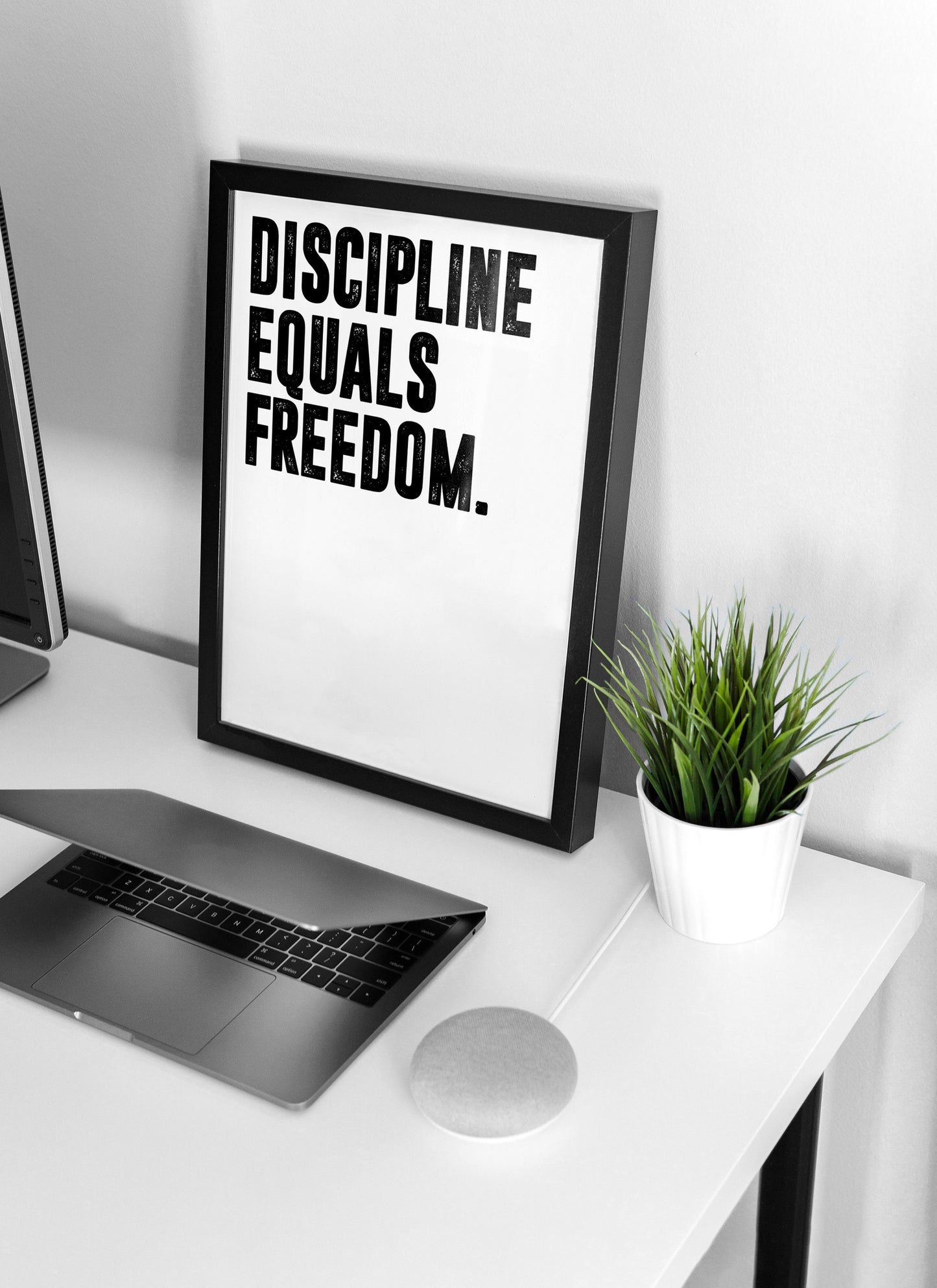 Jocko Willink Discipline Equals Freedom | Motivational Wall Art, Poster Quote, Minimalist, Home Office Print Inspirational Quotes Home Décor