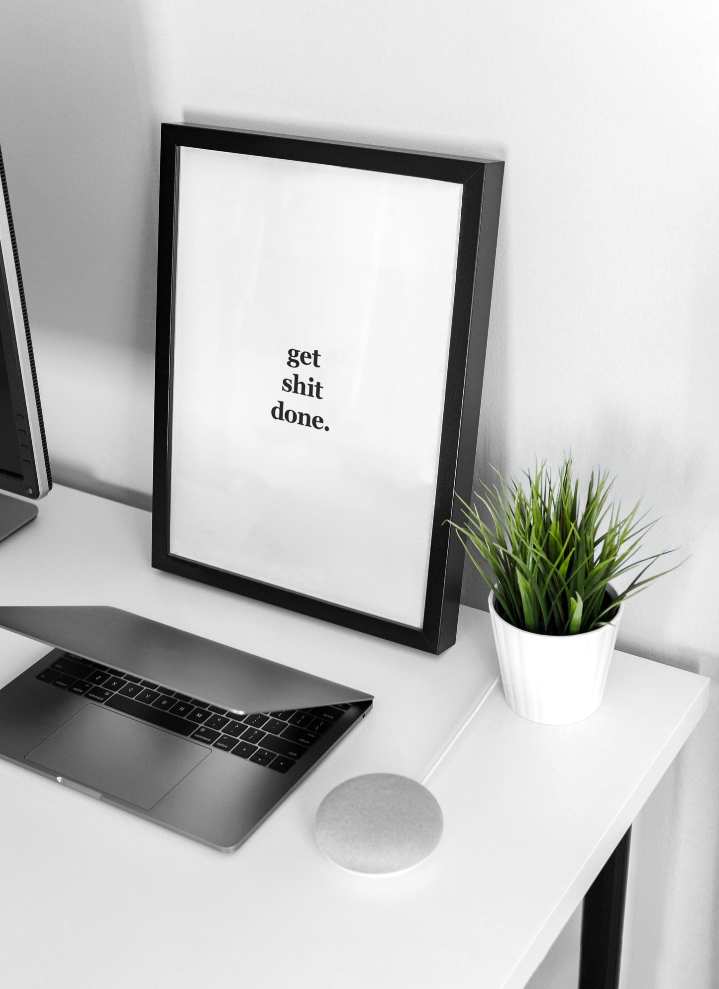 Get Shit Done. | Motivational Poster, Wall Art, Discipline, Home Office, Gym Poster, Inspirational, Office Art, Success Quote