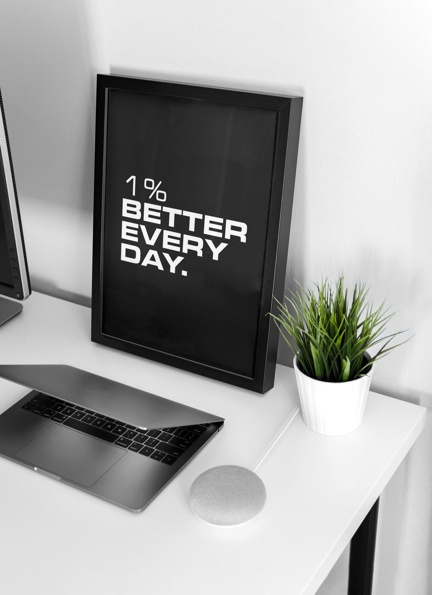 1% Better Every Day | Motivational Poster, Wall Art, Discipline, Home Office, Gym Poster, Inspirational, Office Art, Success Quote