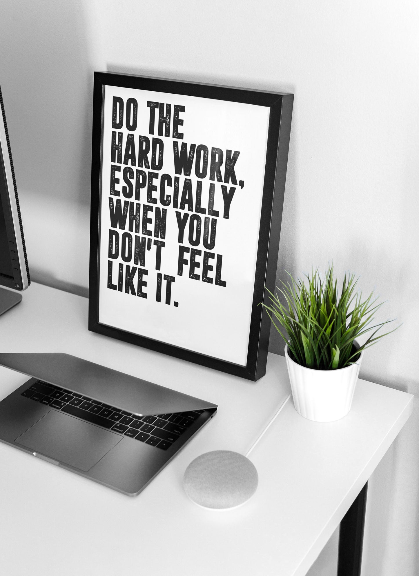 Hamza | Do the Hard Work | Motivational Poster, Wall Art Quote, Minimalist, Home Office, Gym Poster, Home Décor, Joe Rogan