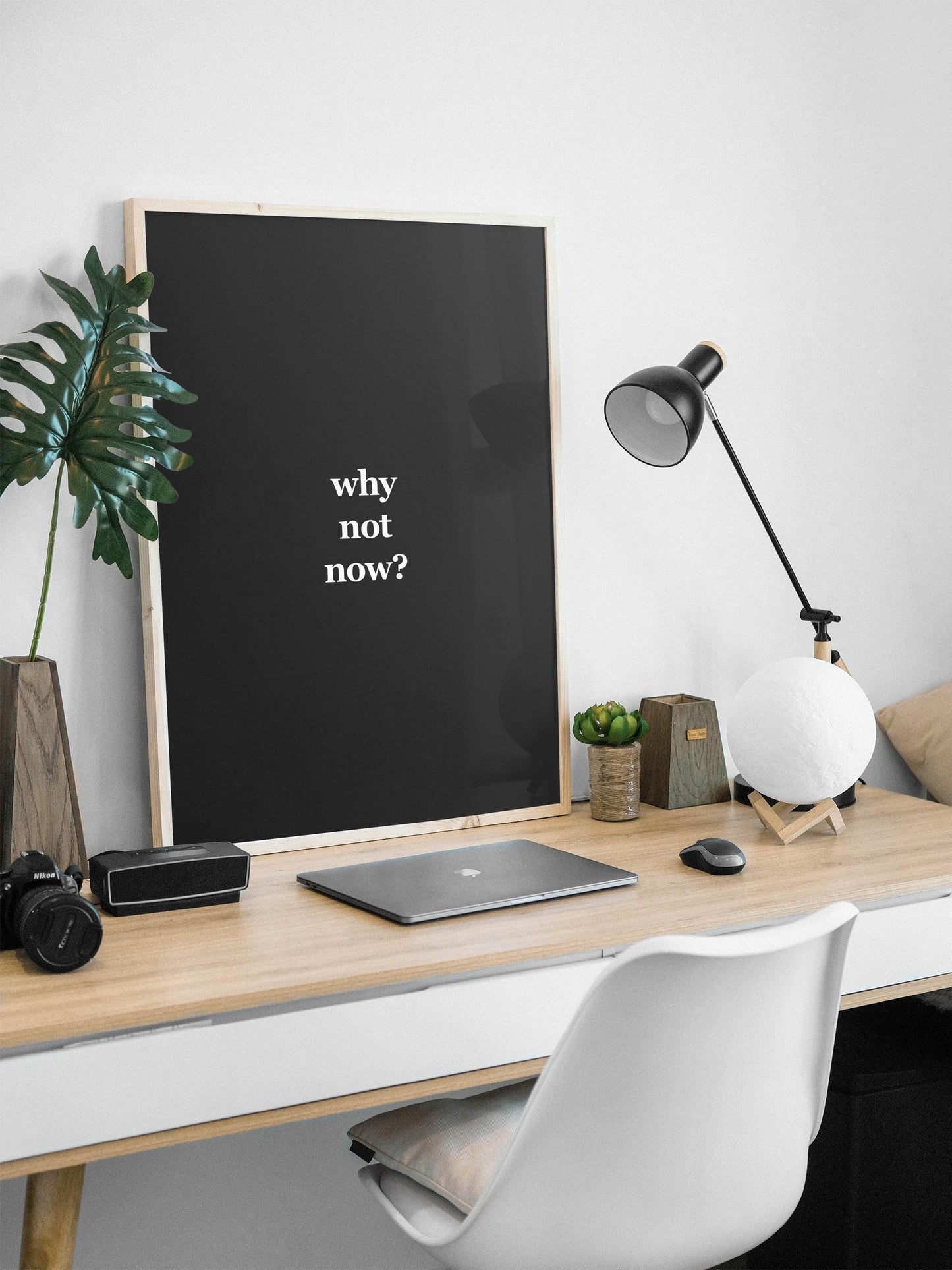Why Not Now? | Motivational Poster, Wall Art, Discipline, Home Office, Gym Poster, Inspirational, Office Art, Success Quote
