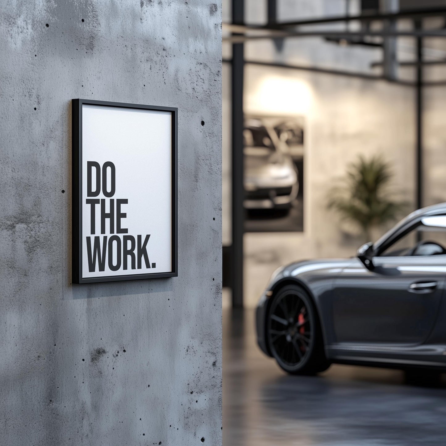 Do The Work. | Motivational Poster, Wall Art, Discipline, Home Office, Gym Poster, Inspirational, Office Art, Success Quote