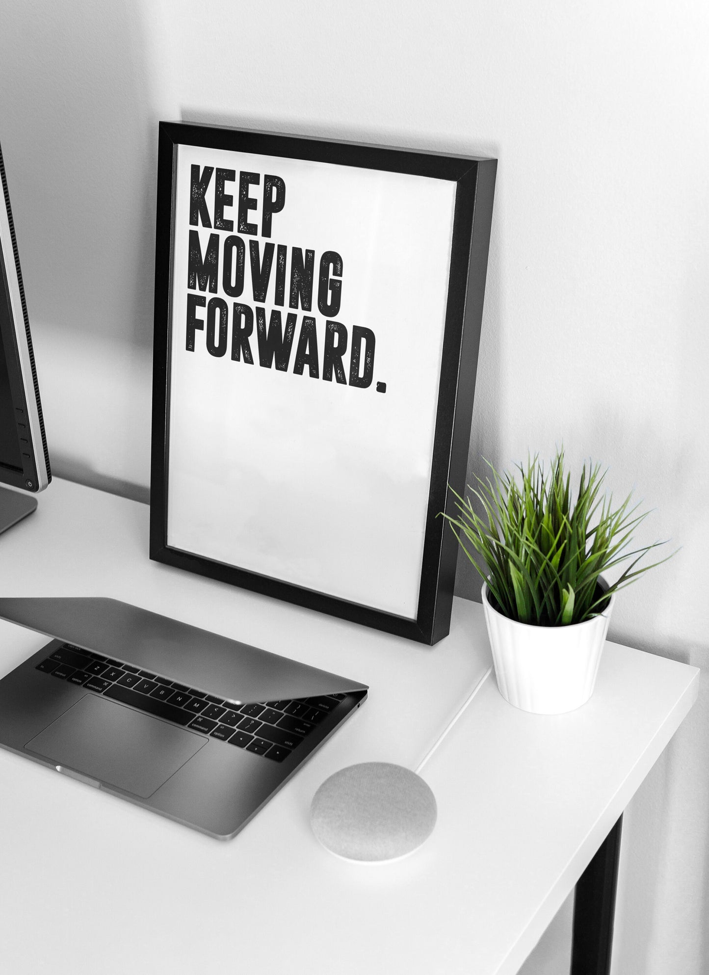 Keep Moving Forward. | Motivational Poster, Wall Art Quote, Minimalist, Home Office, Gym Poster, Home Décor, Rocky Quote, Motivational Art