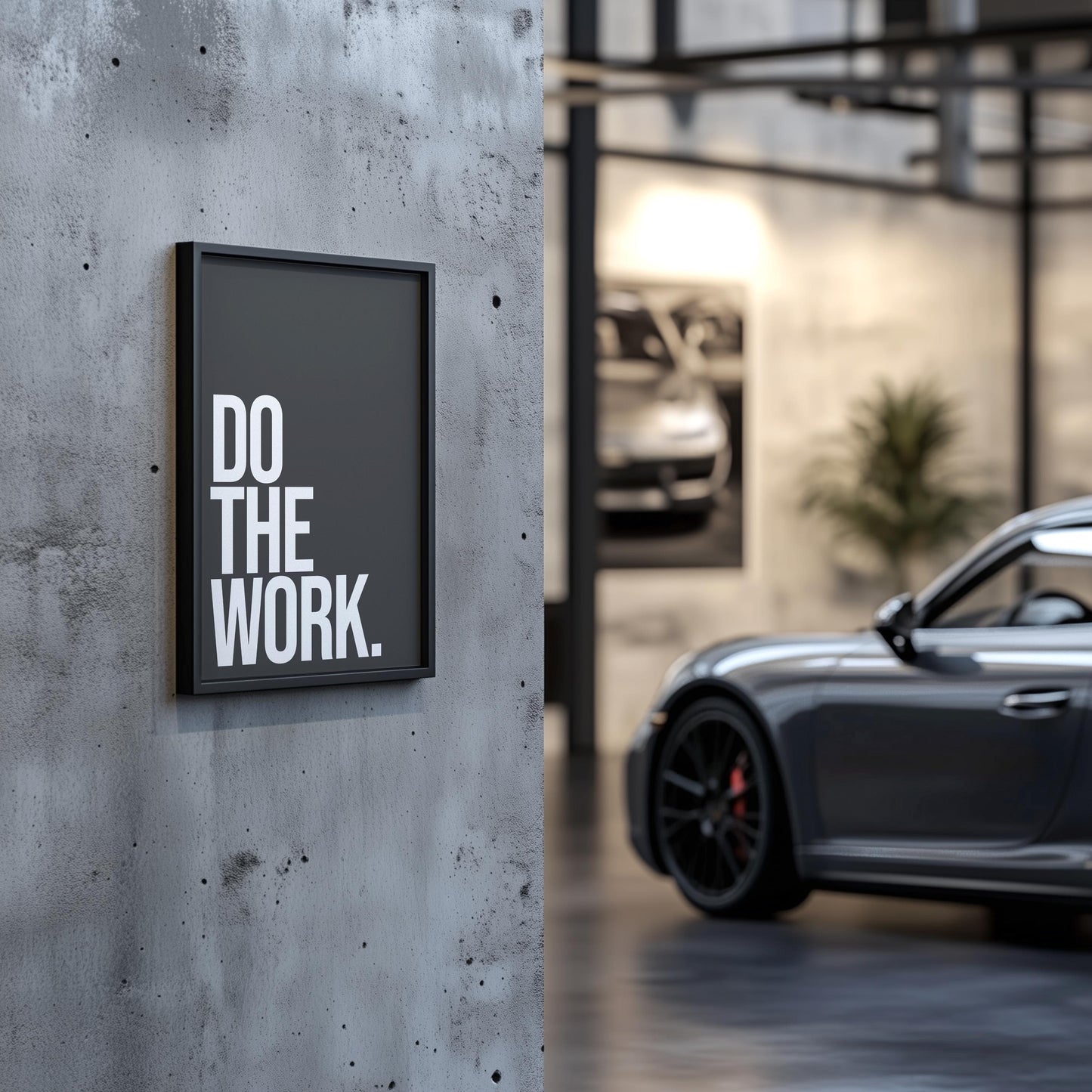 Do The Work. | Motivational Poster, Wall Art, Discipline, Home Office, Gym Poster, Inspirational, Office Art, Success Quote