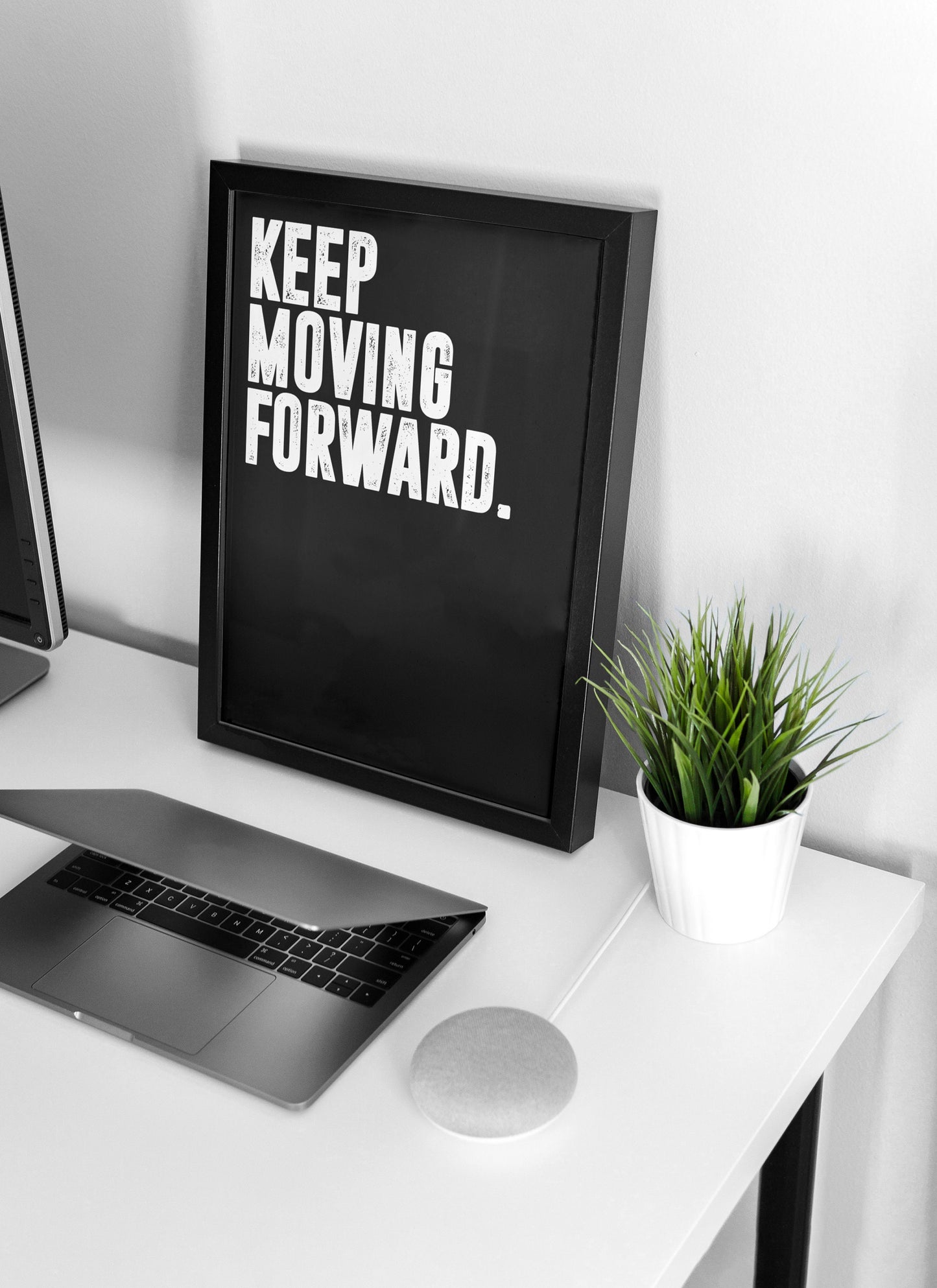 Keep Moving Forward. | Motivational Poster, Wall Art Quote, Minimalist, Home Office, Gym Poster, Home Décor, Rocky Quote, Motivational Art