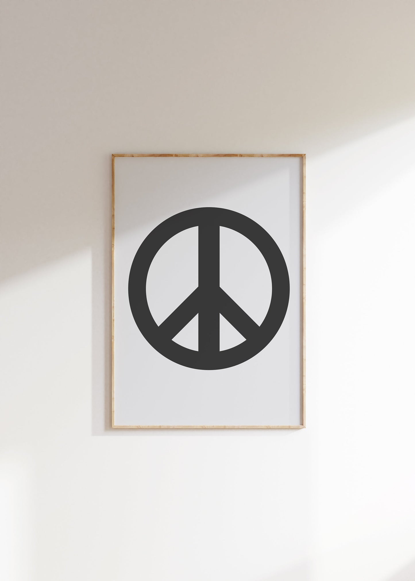 Peace Poster | Peace Print, Minimalist, Office Wall Art, Home Décor, Boho Decor Print, Boho Wall Art, Poster, Hippie wall art, Retro 70s,