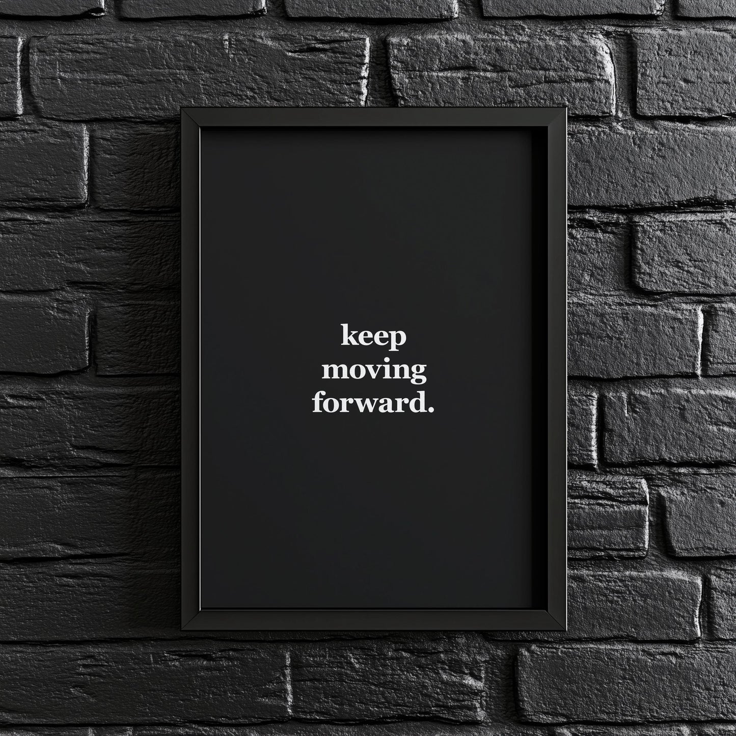 Keep Moving Forward. | Motivational Poster, Wall Art, Discipline, Home Office, Gym Poster, Inspirational, Office Art, Success Quote