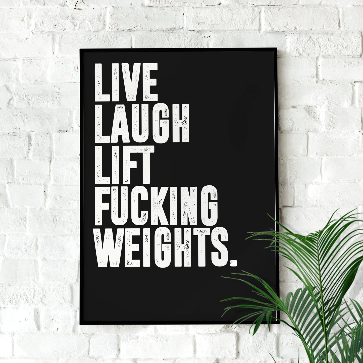 Live Laugh Lift | Home Gym Decor, Gym wall art, Gym Poster, Motivational Wall Art, Workout Poster, Home Décor, Jocko Willink, Funny Poster