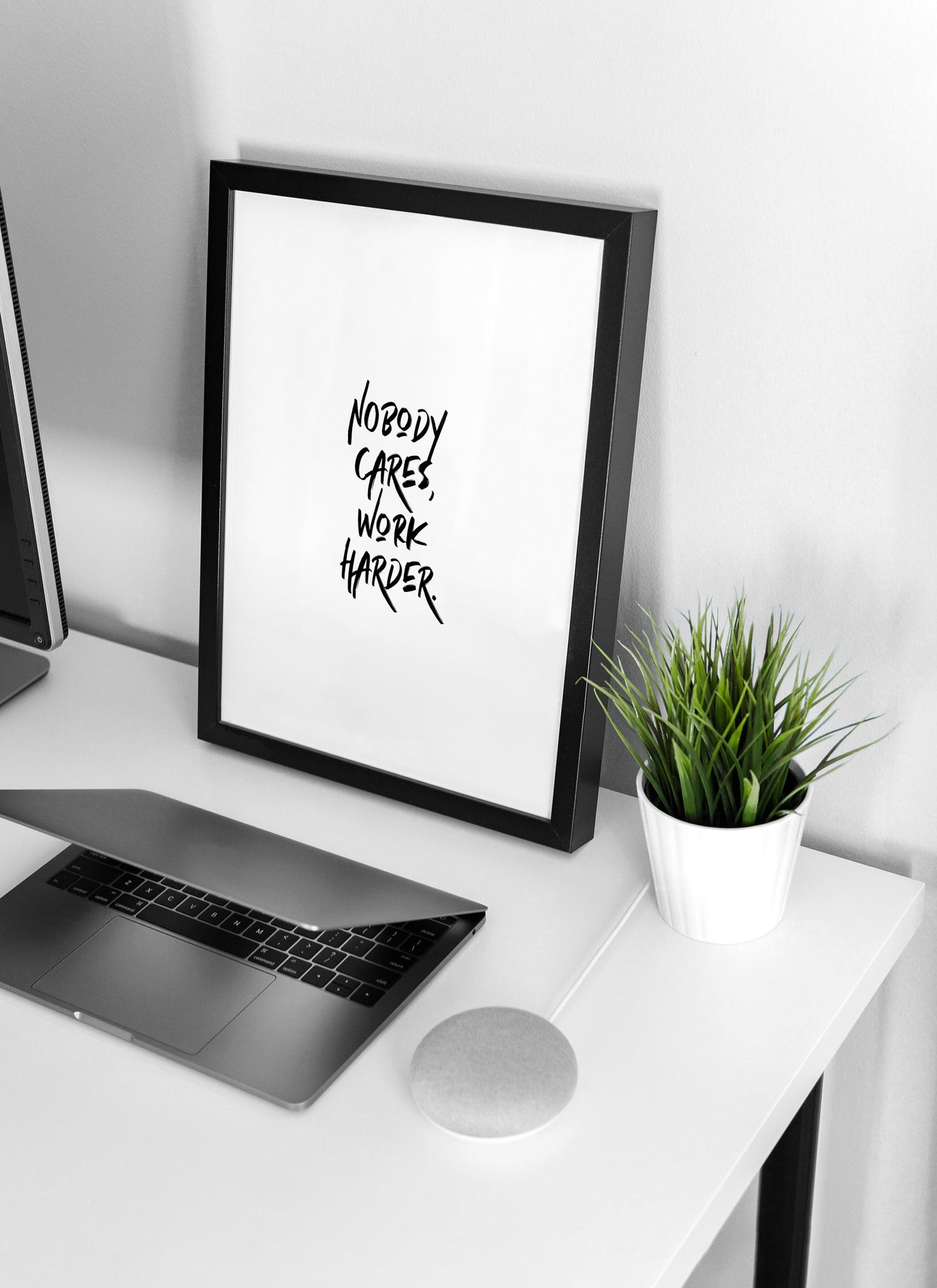 Jocko Willink Nobody Cares Work Harder | Motivational Poster, Wall Art Quote, Minimalist, Home Office, Gym Poster, Home Décor, Joe Rogan