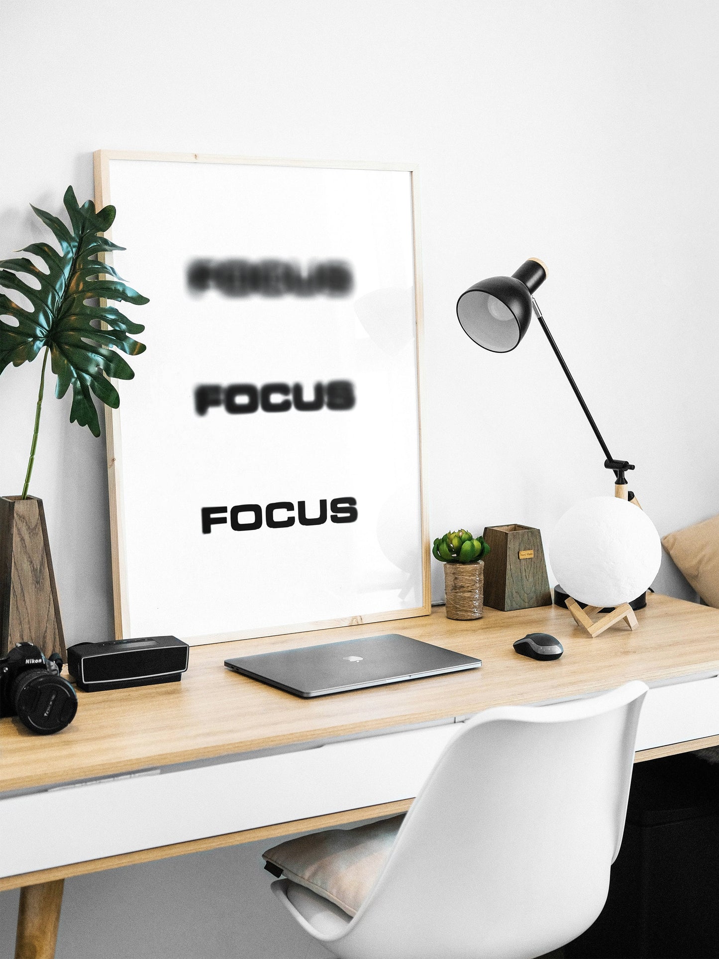 Focus | Motivational Poster, Wall Art, Minimalist, Home Office, Gym Poster, Home Décor, Office Art, Inspirational Poster, Motivational Print