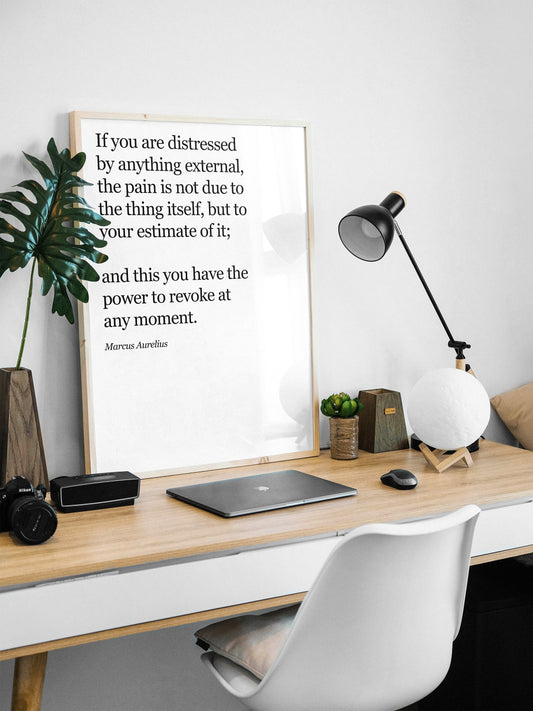 Marcus Aurelius Poster | Stoic Art Print, Marcus Aurelius Quote Print, Marcus Aurelius Art for Stoics, Stoicism Gift, Marcus Aurelius Gift