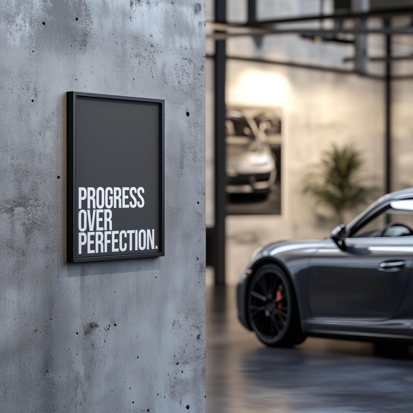 Progress Over Perfection | Motivational Poster, Wall Art, Discipline, Home Office, Gym Poster, Inspirational, Office Art, Success Quote
