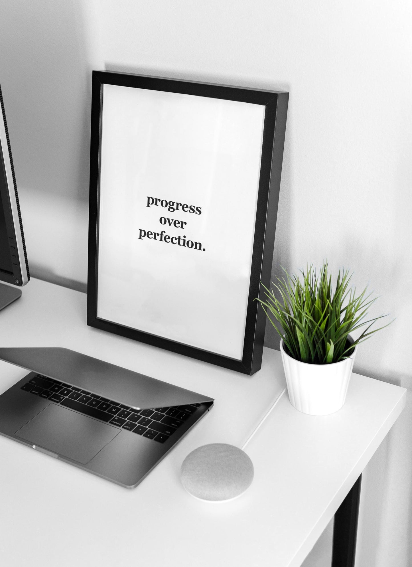 Progress Over Perfection | Motivational Poster, Wall Art, Discipline, Home Office, Gym Poster, Inspirational, Office Art, Success Quote