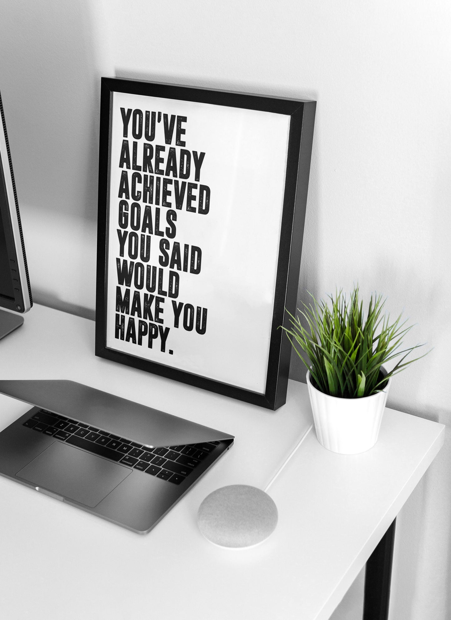 Alex Hormozi - You've Already Achieved Goals Quote | Motivational Poster, Wall Art, Minimalist, Home Office, Gym Poster, Joe Rogan, Quote