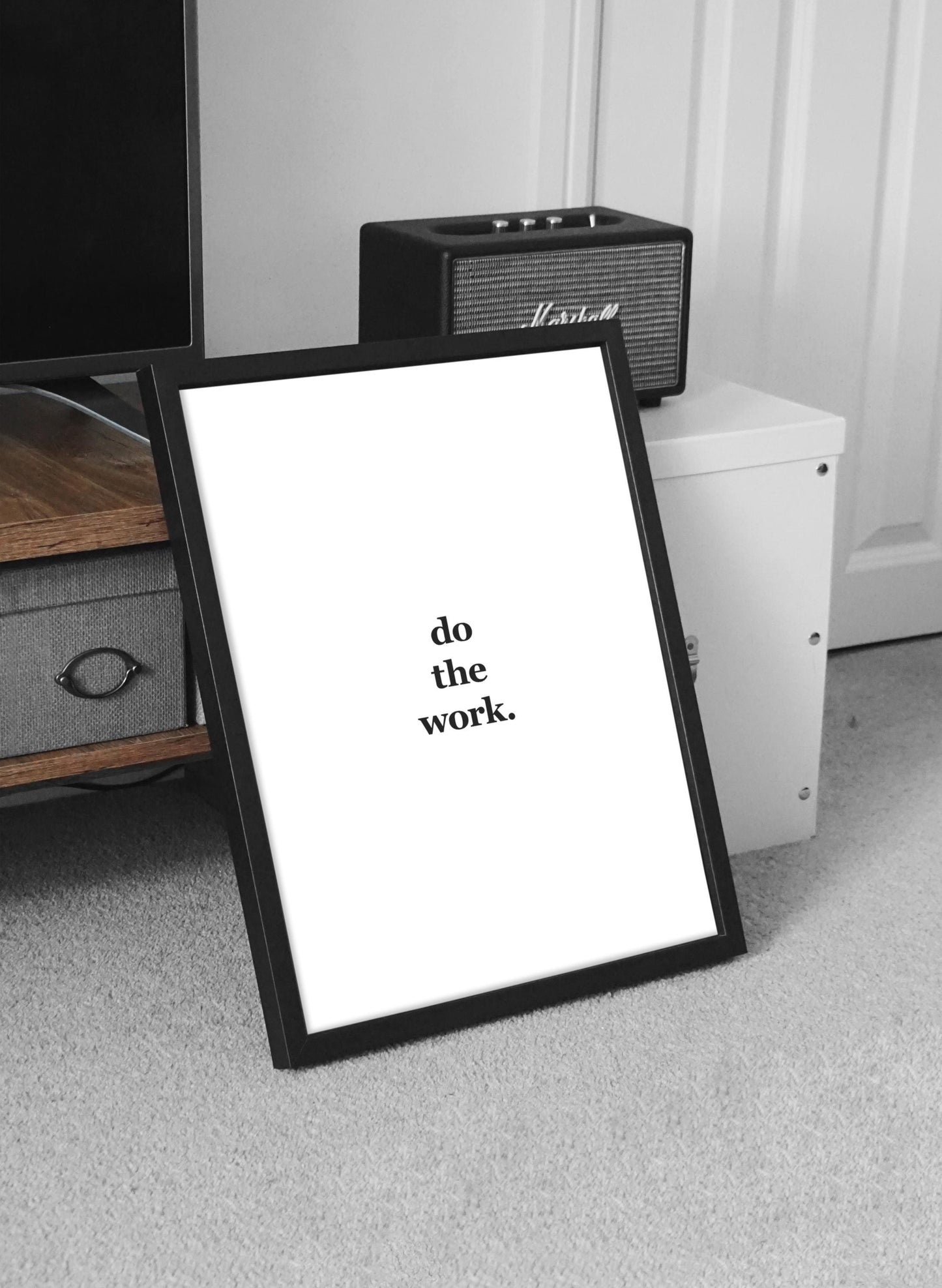 Do The Work. | Motivational Poster, Wall Art, Discipline, Home Office, Gym Poster, Inspirational, Office Art, Success Quote
