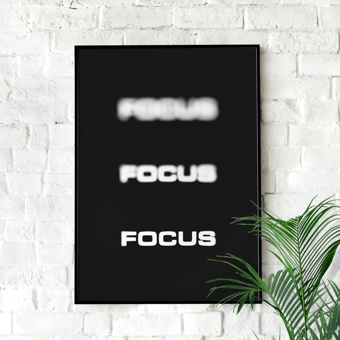 Focus | Motivational Poster, Wall Art, Minimalist, Home Office, Gym Poster, Home Décor, Office Art, Inspirational Poster, Motivational Print