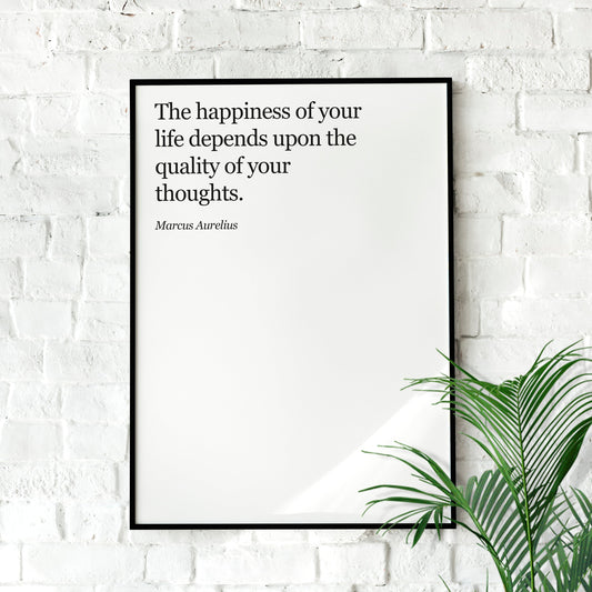 Marcus Aurelius Poster | Stoic Art Print, Marcus Aurelius Quote Print, Marcus Aurelius Art for Stoics, Stoicism Gift, Marcus Aurelius Gift