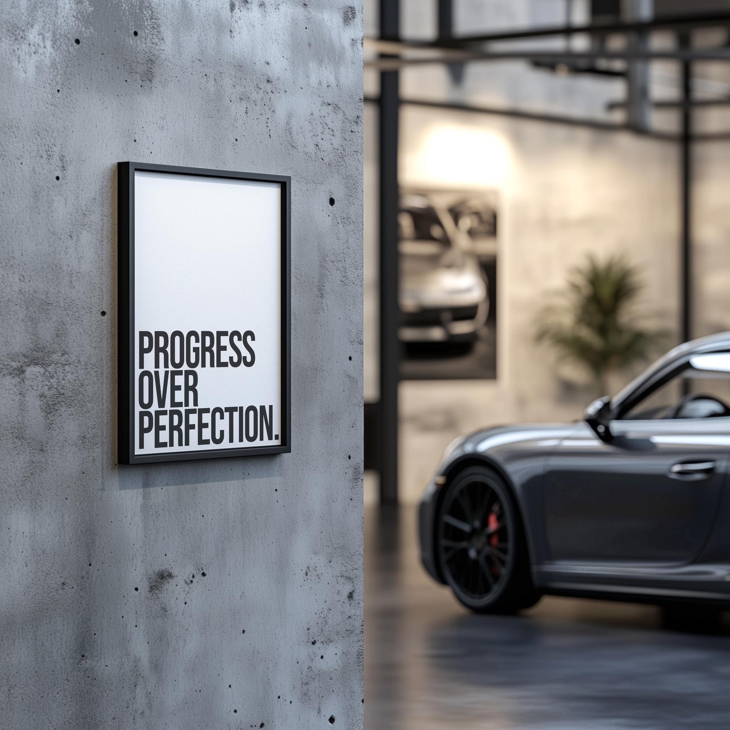 Progress Over Perfection | Motivational Poster, Wall Art, Discipline, Home Office, Gym Poster, Inspirational, Office Art, Success Quote