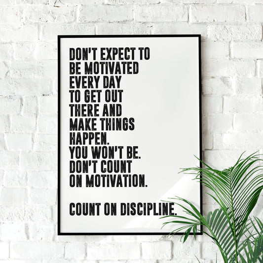 Jocko Willink | Extreme Ownership | Motivational Poster, Gym Poster, Quote Wall Art, Home Office, Home Gym Décor, Motivational Art, Good