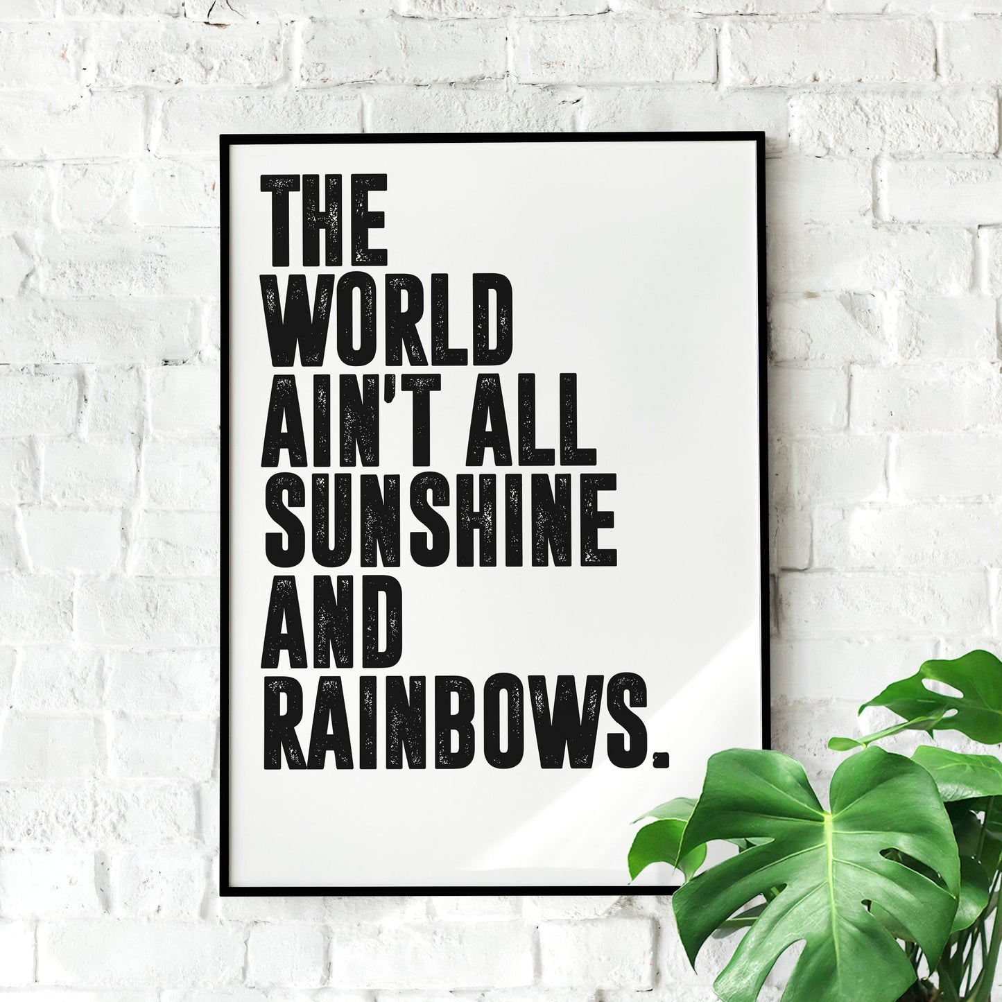 Motivational Quote Poster | Wall Art Quote, Minimalist, Home Office, Gym Poster, Home Décor, Gym Art, Inspirational Art