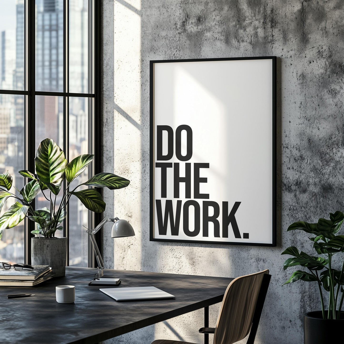 Do The Work. | Motivational Poster, Wall Art, Discipline, Home Office, Gym Poster, Inspirational, Office Art, Success Quote