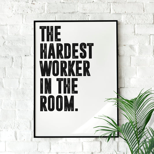 Dwayne Johnson | Motivational Poster, Wall Art Quote, Minimalist, Home Office Print Inspirational Quotes, Home Décor, Gym poster, Typography