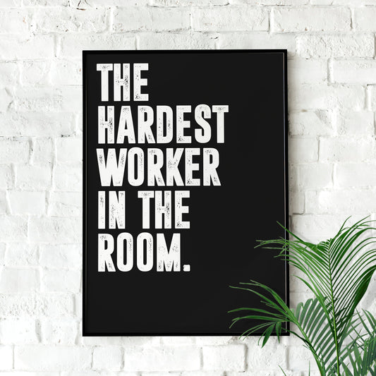 Dwayne Johnson | Motivational Poster, Wall Art Quote, Minimalist, Home Office Print Inspirational Quotes, Home Décor, Gym poster, Typography