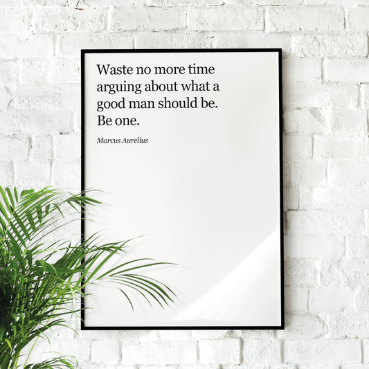 Marcus Aurelius Poster | Stoic Art Print, Marcus Aurelius Quote Print, Marcus Aurelius Art for Stoics, Stoicism Gift, Marcus Aurelius Gift