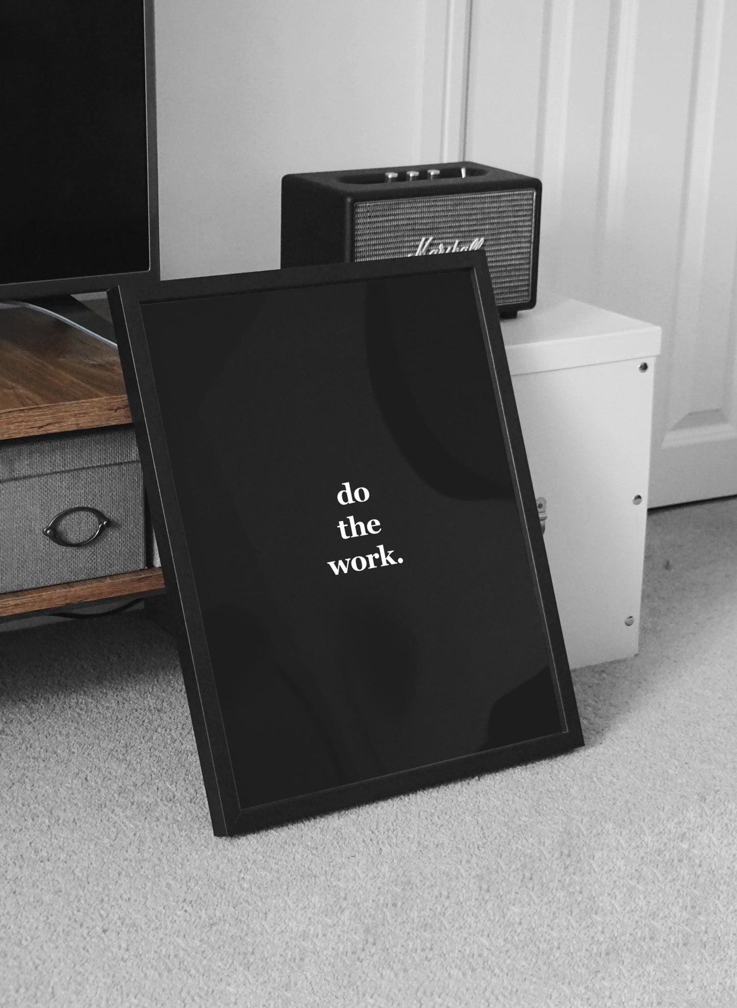Do The Work. | Motivational Poster, Wall Art, Discipline, Home Office, Gym Poster, Inspirational, Office Art, Success Quote