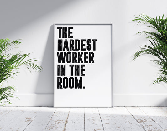 Dwayne Johnson | Motivational Poster, Wall Art Quote, Minimalist, Home Office Print Inspirational Quotes, Home Décor, Gym poster, Typography